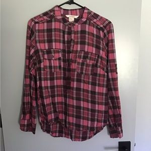 Sundance flannel shirt, size medium